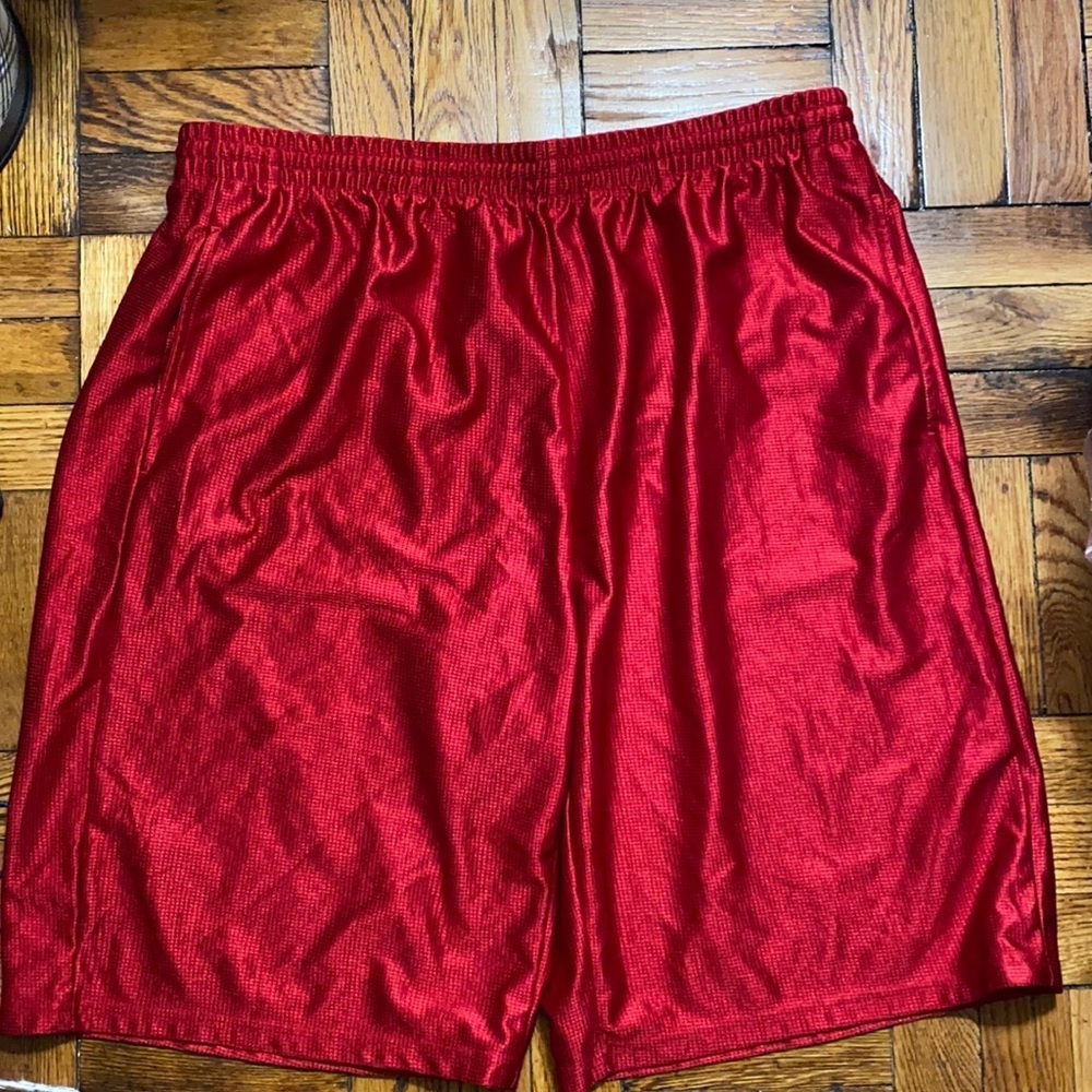Champs red athletic shorts size: 2XL
